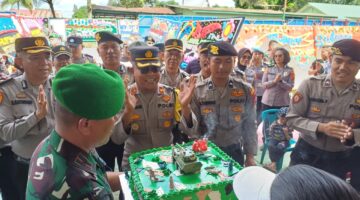 Polres Tanah Karo Hadir HUT Yonif 125 Simbisa ke 59